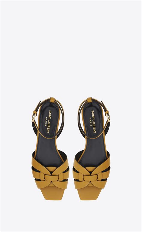 ysl tribute flat sandal